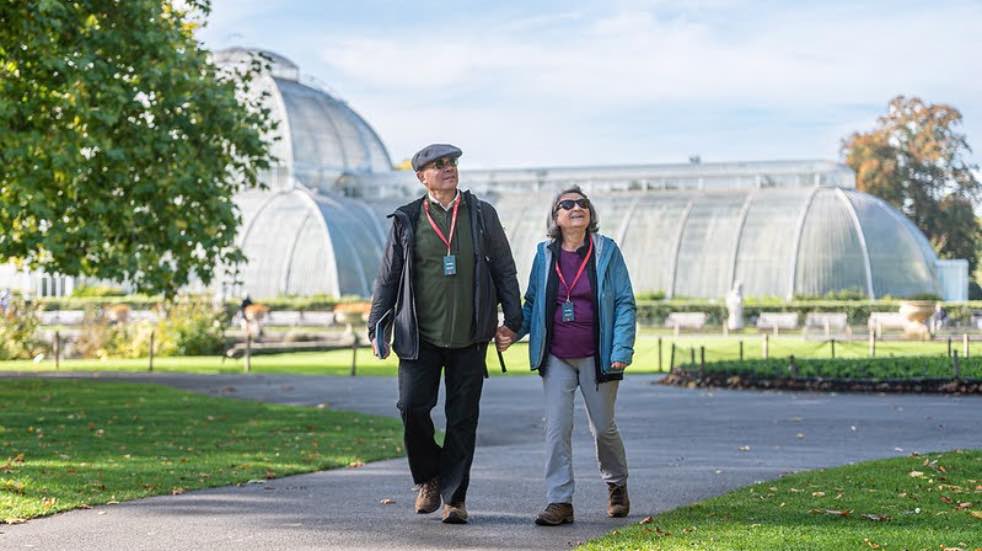 Couple at Kew Gardens